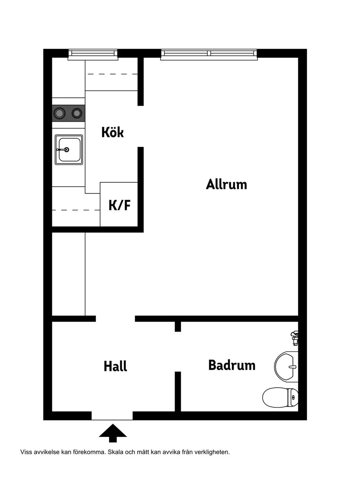Floor plan for Bygärdesvägen 4, 3tr