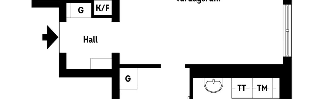 Floor plan for Anteliigatan 7C