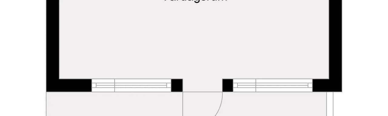 Floor plan for Blå gatan 15