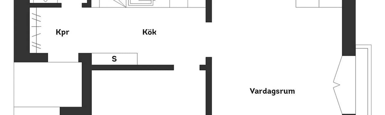 Floor plan for Eriksgatan 36