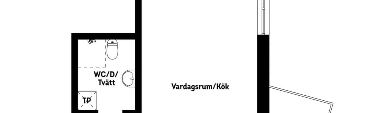 Floor plan for Bergavägen 74