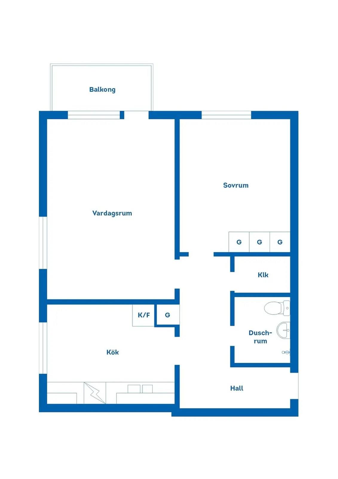 Floor plan for Gådeåvägen 12