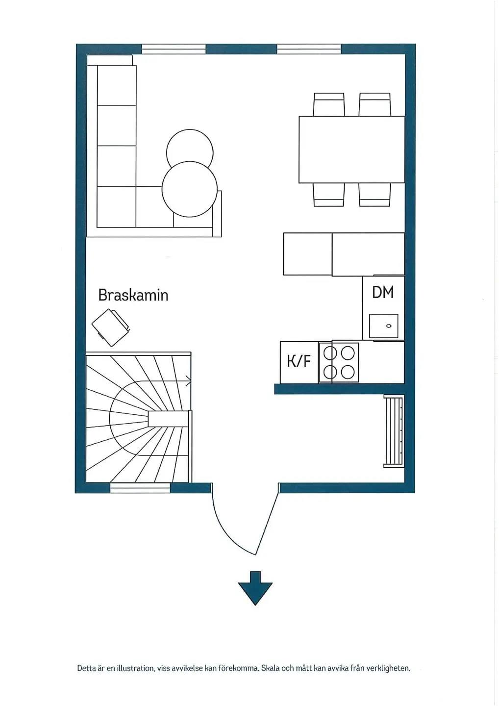 Floor plan for Sälenstugevägen 38 B