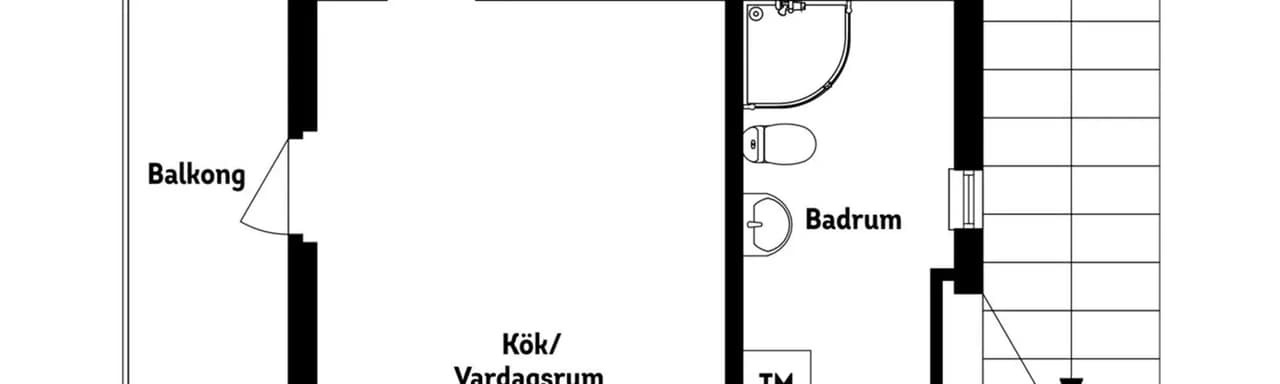 Floor plan for Plutos gränd 9F