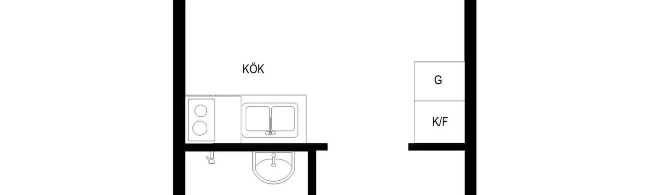 Planritning för Kyrkbacken 24