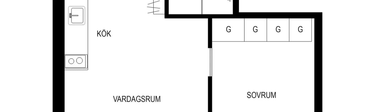 Planritning för Kyrkbacken 9