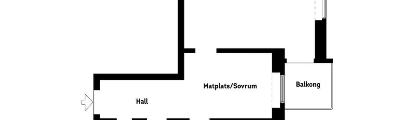 Floor plan for Bokbindarvägen 55