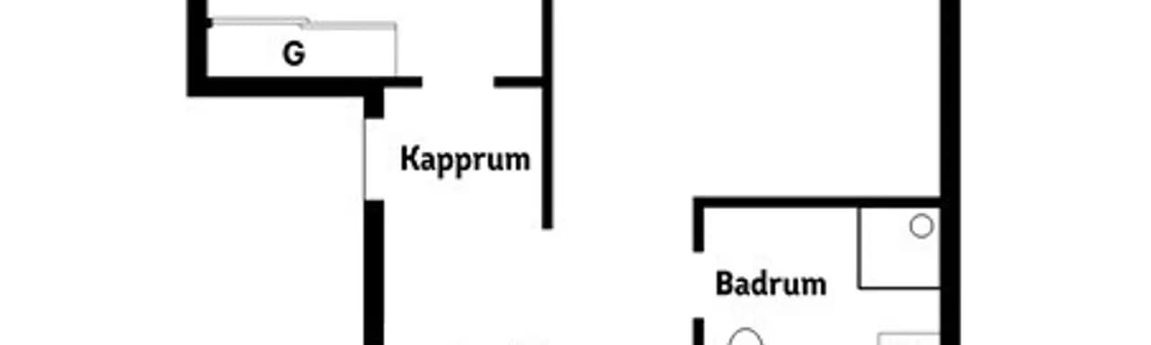 Floor plan for Kruthornsvägen 32b