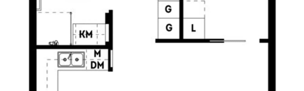 Floor plan for Södra Järnvägsgatan 4S