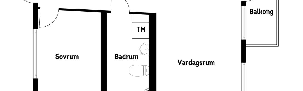 Floor plan for Gamla Enköpingsvägen 174
