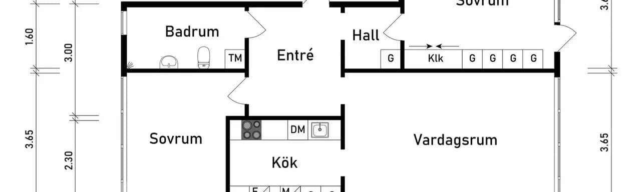 Floor plan for Bäckebolsängen 11