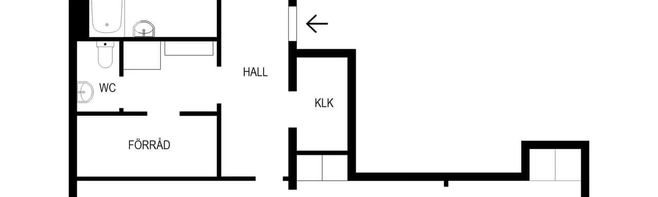 Floor plan for Bergshöjden 8