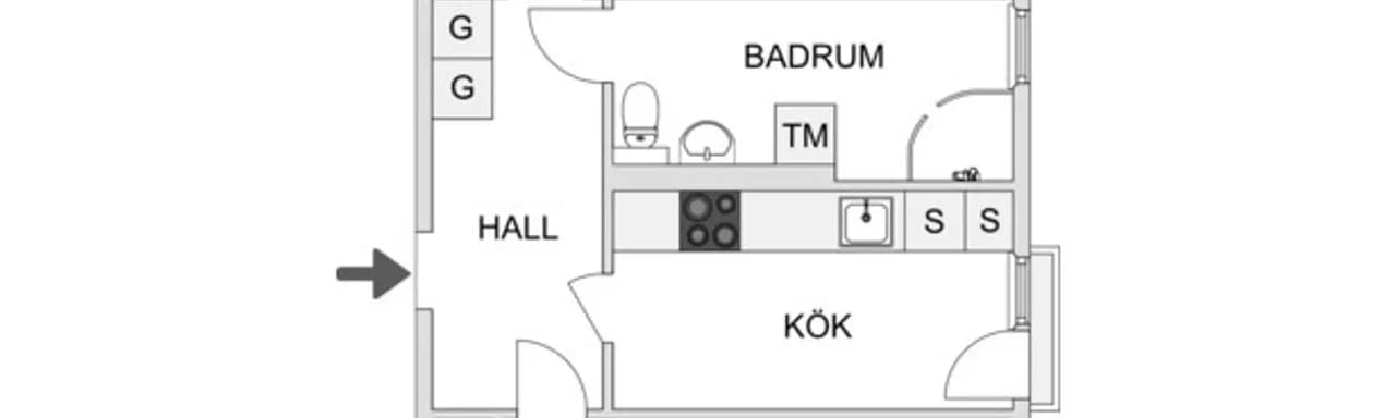 Floor plan for Rubingatan 16