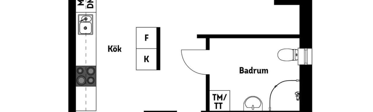 Planritning för Blomsterkungsvägen 116A, 3tr