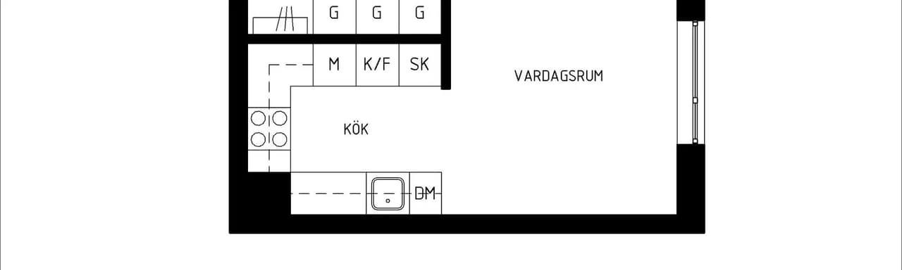 Planritning för Väderkvarnsgatan 6