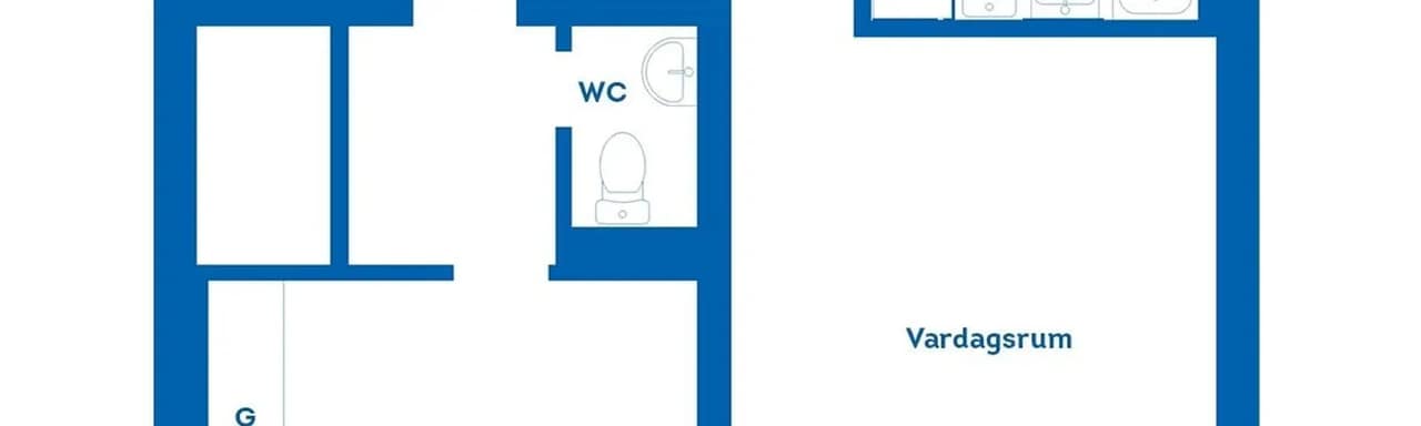 Floor plan for Svedjegatan 29