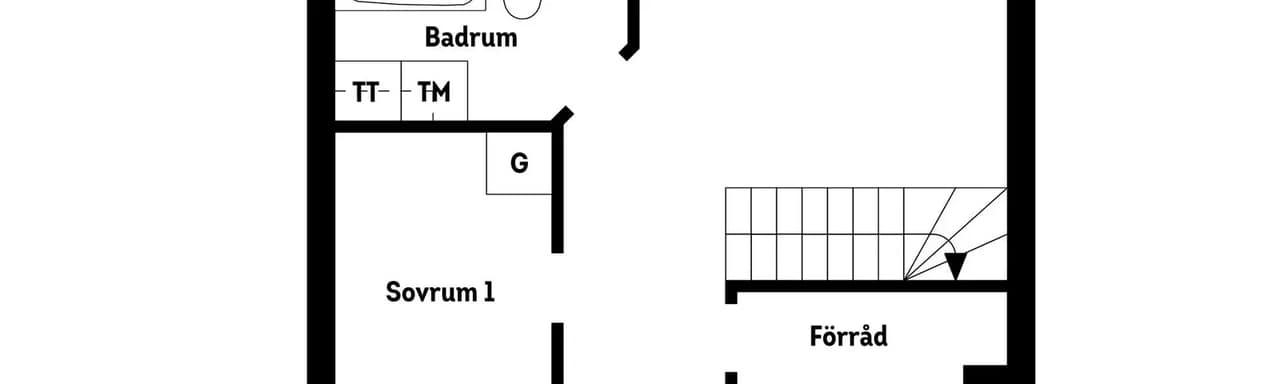 Planritning för Flottiljvägen 89 D