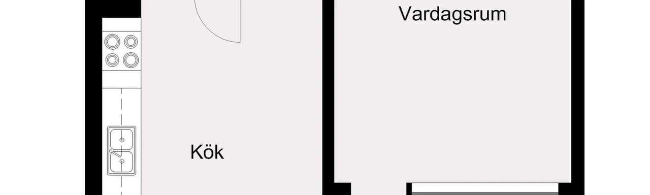 Floor plan for Lektorsgången 5B