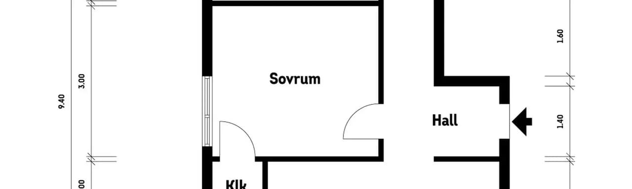 Floor plan for Önskevädersgatan 41
