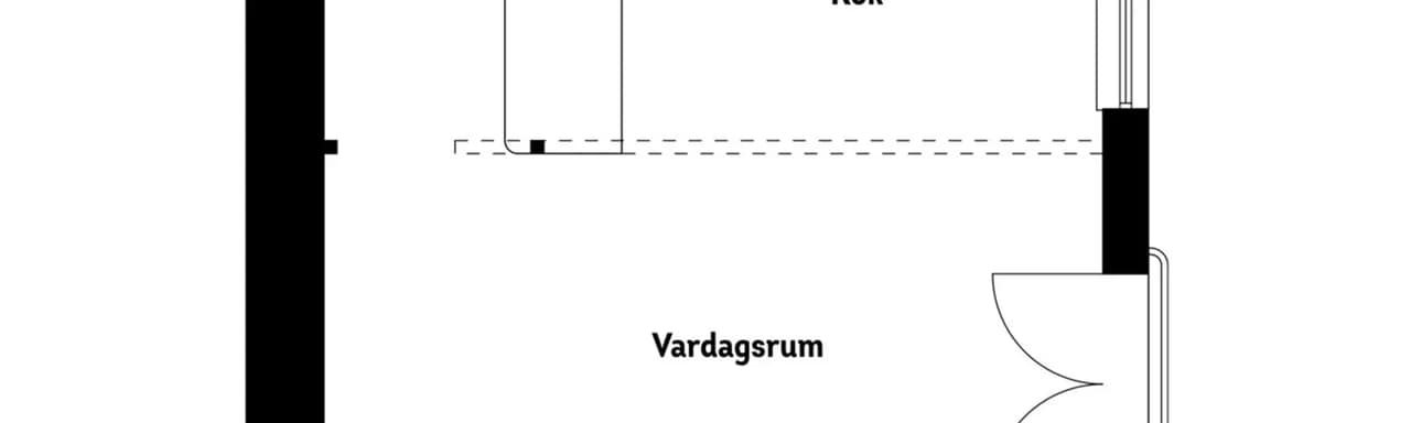 Floor plan for Skolgatan 1B