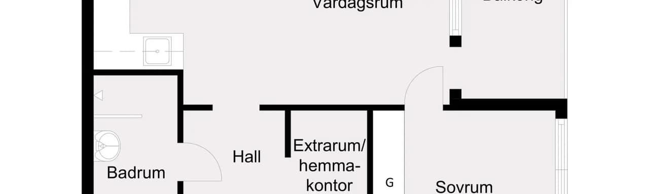 Floor plan for Sleipnervägen 23