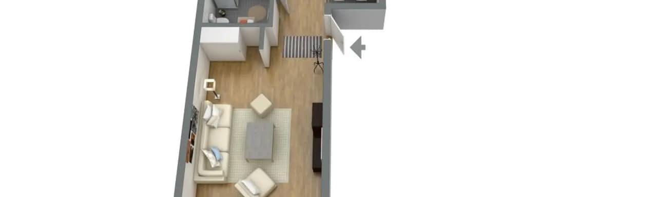Planritning för Ankdammsgatan 24B