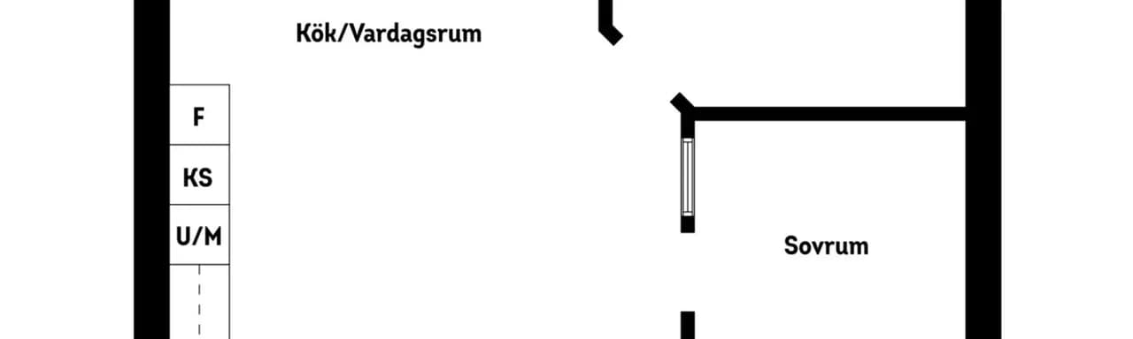 Floor plan for Gökgatan 21C