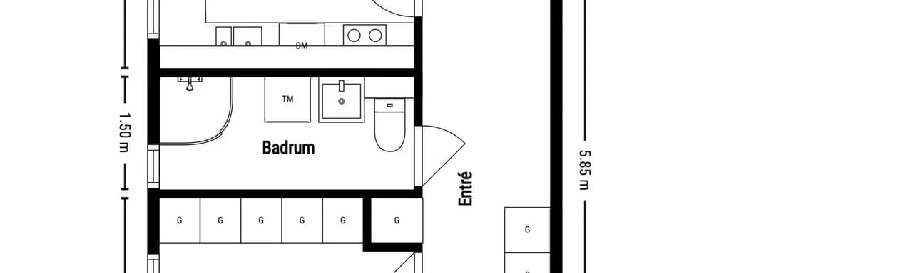 Floor plan for Rubingatan 15