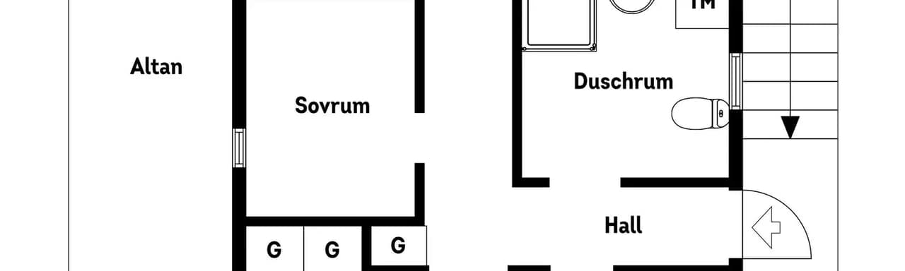 Floor plan for Ormbunksvägen 41