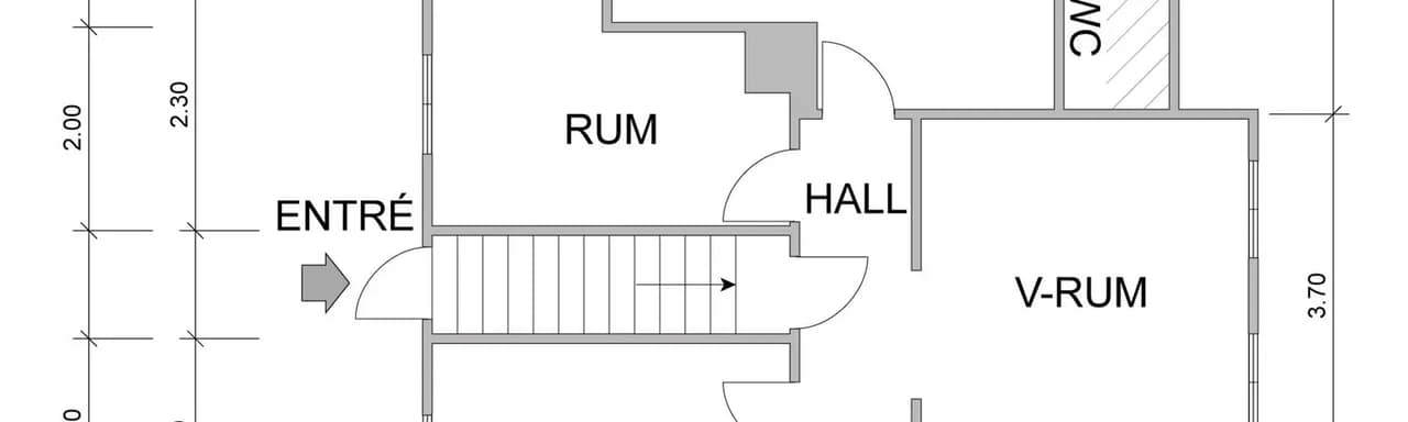 Planritning för Bruksgatan 30