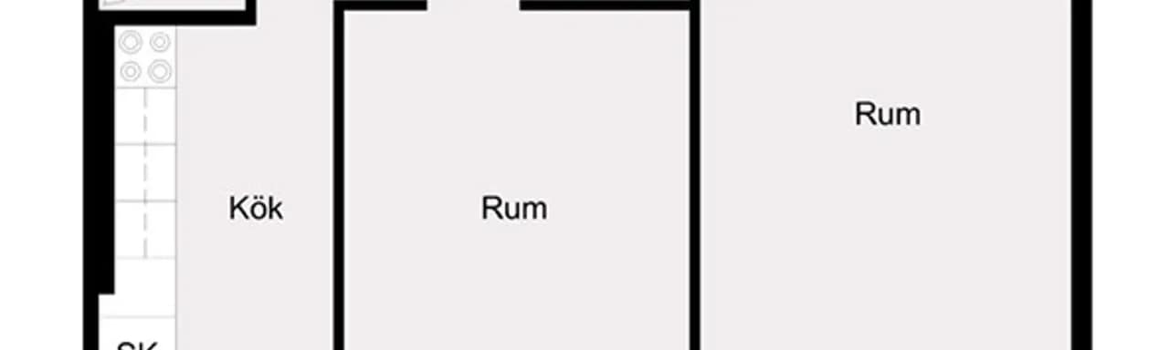 Floor plan for Nobelvägen 147I