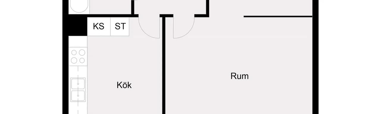 Floor plan for Köpmansgatan 2D