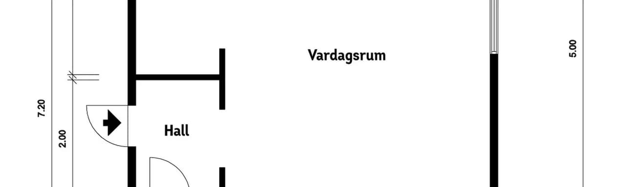 Floor plan for Arvesgärde 11