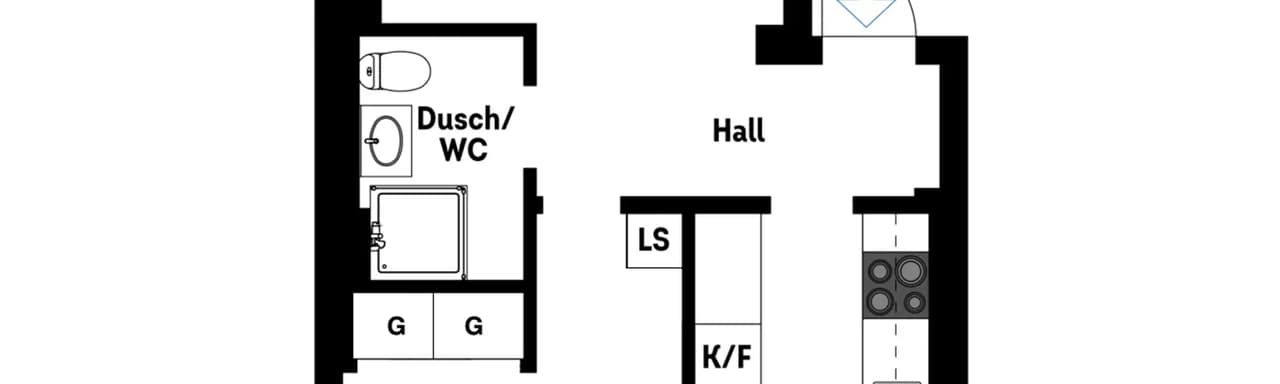 Planritning för Järnvägsgatan 24A