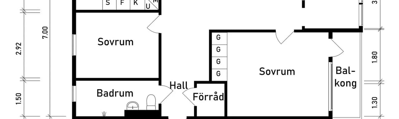 Planritning för Lillekärr norra 8