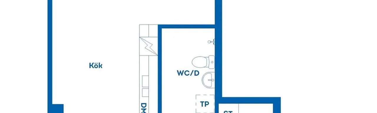 Floor plan for Gabrielsbergsgatan 15