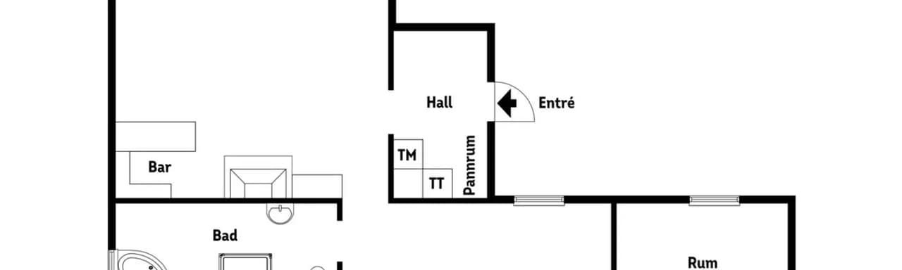 Floor plan for Ekebyvägen 410