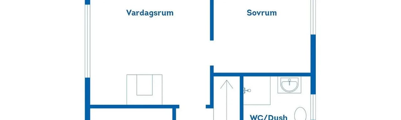 Floor plan for Köviksvägen 5