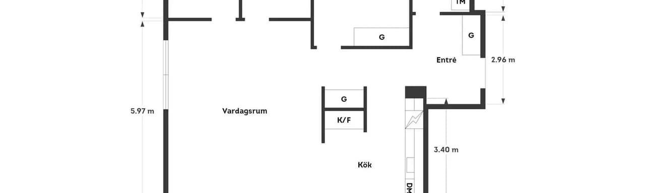 Floor plan for Herman Anderssons Väg 7