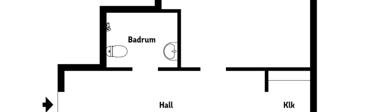 Floor plan for Margaretavägen 7