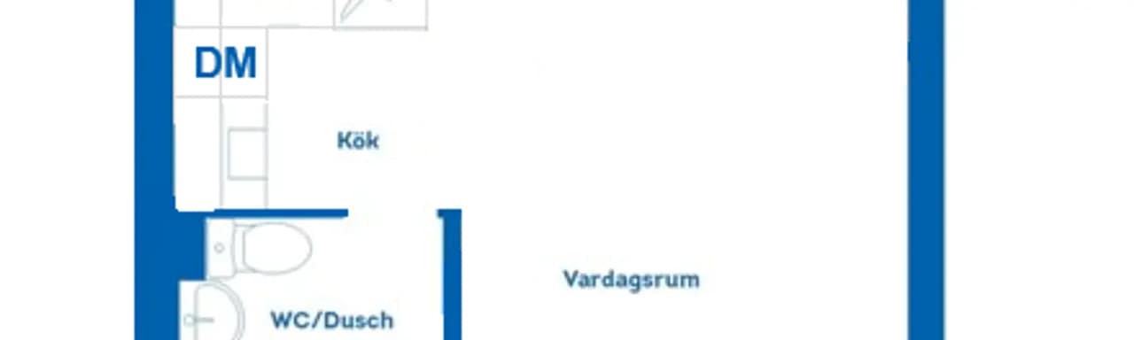 Planritning för Hantverkargatan 6B