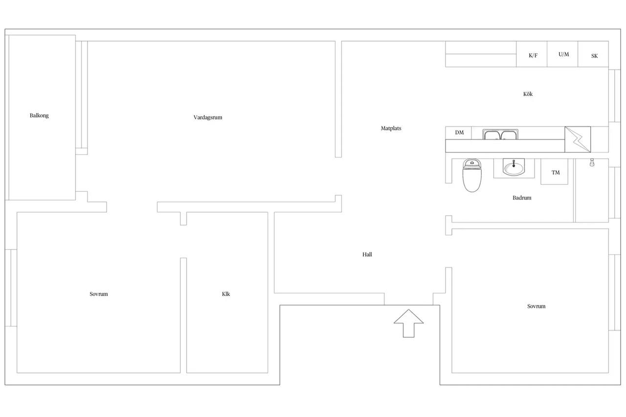 Floor plan for Kapplandsgatan 60