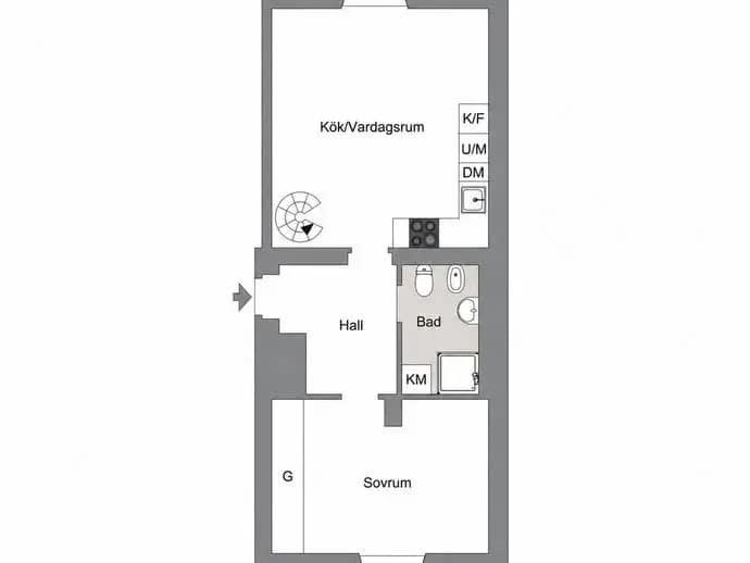 Floor plan for Nynäsvägen 301