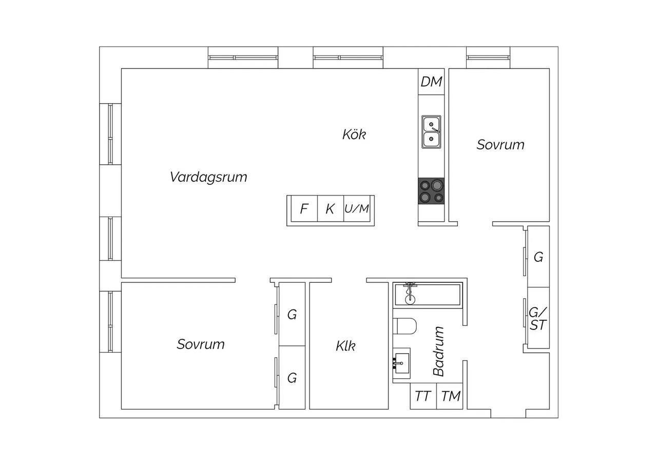 Floor plan for Mölndalsvägen 69A