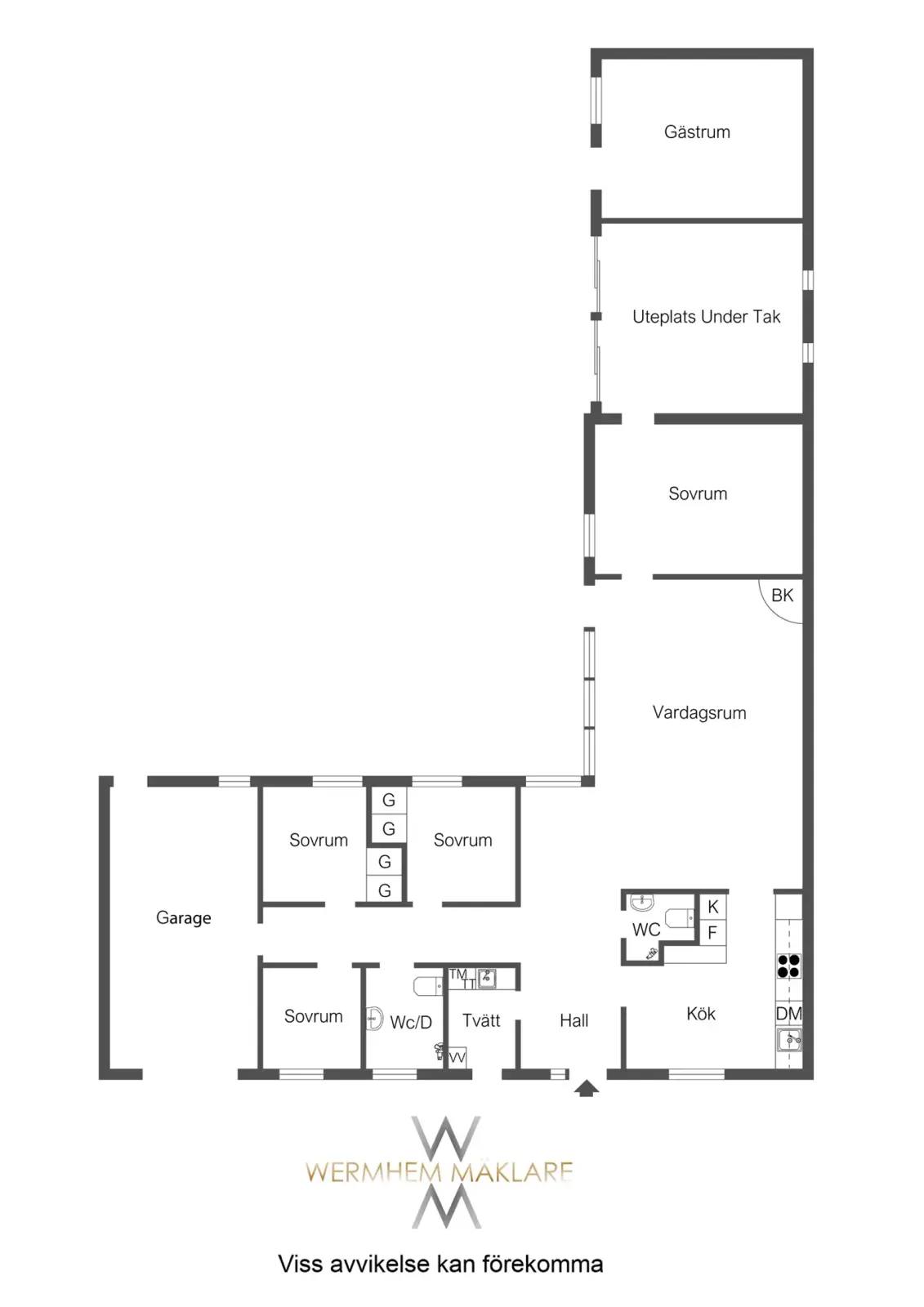 Planritning för Forsgatan 57