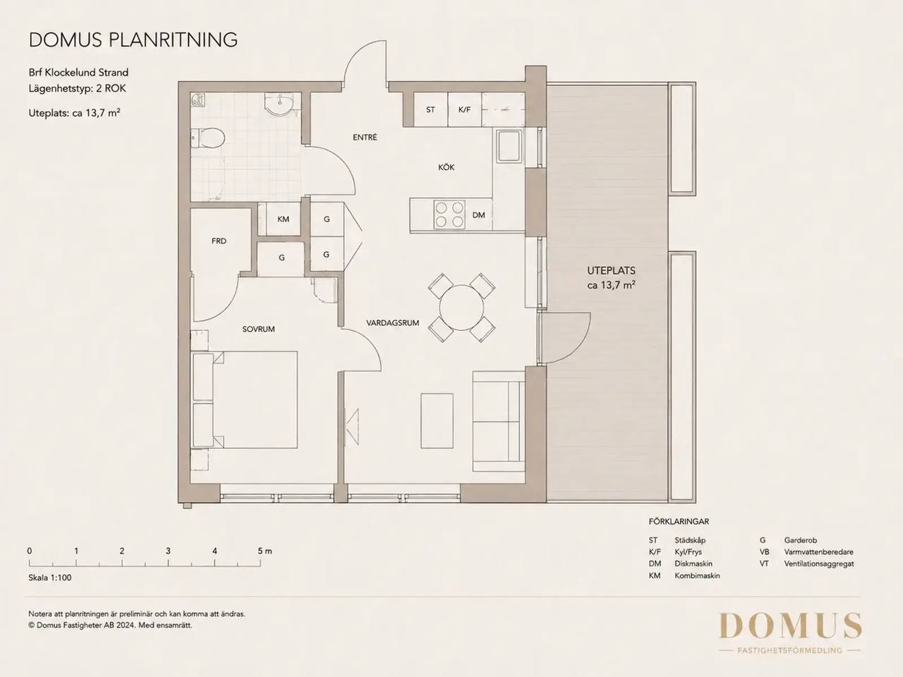 Floor plan for Klockelundsvägen 14