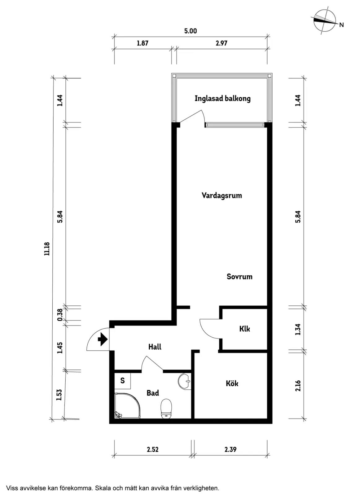 Floor plan for Skogsmilsgatan 29