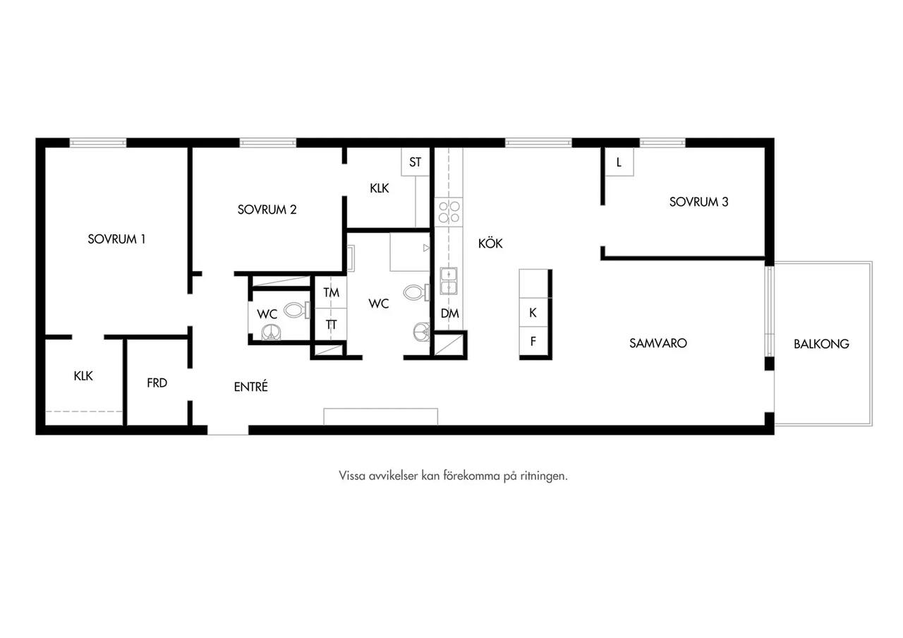 Floor plan for Lönnebergagatan 65