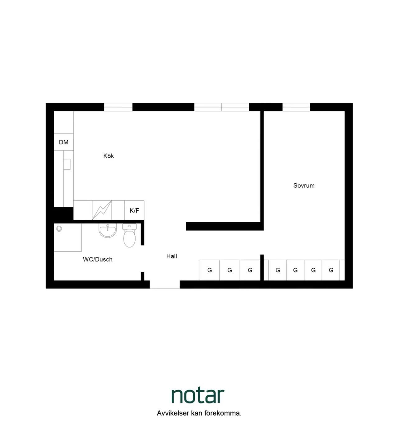 Floor plan for Ruddammsgatan 38