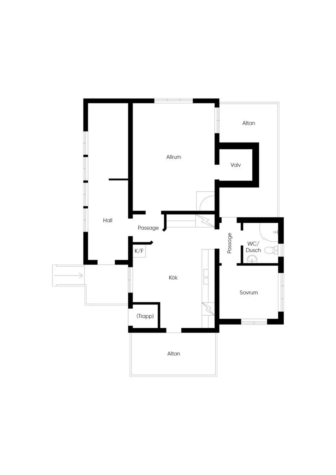Floor plan for Heden 38